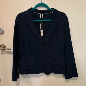 Banana republic blue ponte blazer